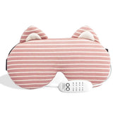 Heated Eye Mask Electric Heating Eye Pad with Heat & Time Control Hot Compress For Puffy Eye Styes Blepharitis Sleeping Eye Mask