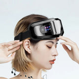 Heated Eye Massager With Bluetooth Music Vibration 16D Compression Massage Instrument For Migraines,Dark Circles Relief