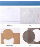 Manual Round Sample Cutting Machine Textile Fabric Sampling Knife High-Precision Sample Cutting Tool 100CM2 Alloy Cutter Head