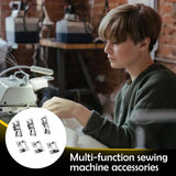 Hemmer Guide For Sewing Metal Rolled Hem Sewing Seam Guides Multi-Functional Quilting Supplies For Shirt Scarves Blanket Skirts