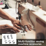 Hemmer Guide For Sewing Metal Rolled Hem Sewing Seam Guides Multi-Functional Quilting Supplies For Shirt Scarves Blanket Skirts