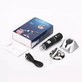 2in1 WiFi Digital 1000x USB Microscope 8 LED 1080P Magnifier Camera For Android IOS iPhone iPad Electronics Industry Metal Base