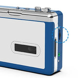 Portable Bluetooth Cassette Player , Tape Player Bluetooth Output to Headphone/Speaker,Walkman Portable Cassette Tape Player