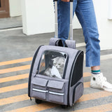 High Quality Carrying Travel Portable Transport Trolley Bag Breathable Space Capsule Pet Carrier Backpack For Cat Dog