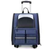 High Quality Carrying Travel Portable Transport Trolley Bag Breathable Space Capsule Pet Carrier Backpack For Cat Dog