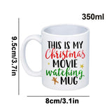 Holiday Coffee Mug Drinking Mug Coffee Mug Funny Christmas Movie Watching Mug I Just Want To Watch CHRISTMAS MOVIES All Day Mug