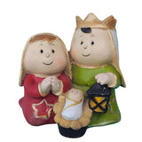 Holy Family Figurine Statue Family Jesus Christ Figurine Nativity Resin Figurine Christmas Table Decoration Indoor Sculpture