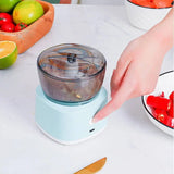 Home Portable Electric Food Chopper Garlic Grinder Mini Press Vegetable Pounder USB Kitchen Processor