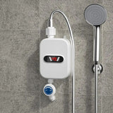 Hot Water Heater Tankless 3.5kw Tankless Water Heater Electric With LED Display Waterproof 110V Instant Water Heaters Shower
