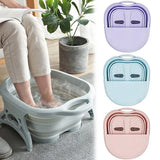 Household Children's Wash Foldable Foot Bath Bucket Foot Massage Laundry Tub Basin