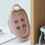 Household Children's Wash Foldable Foot Bath Bucket Foot Massage Laundry Tub Basin