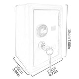 Household Insurance Box Vertical Mini Metal Safe Car Safe Key Insurance Cabinet Desktop Decoration Piggy Bank