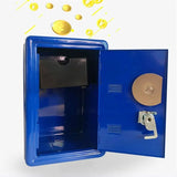 Household Insurance Box Vertical Mini Metal Safe Car Safe Key Insurance Cabinet Desktop Decoration Piggy Bank