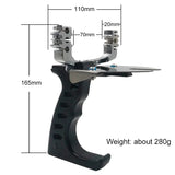 Hunting Fish Straight Rod Precision Telescopic Catapult Slingshot with Laser Fishing Reel High Power Shooting Outdoor Tools