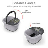 Hydromassage Foot Bath 45 Degrees 12 Massage Rollers Splash Protection Reflexology Aromatherapy Thermotherapy