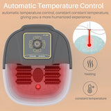 Hydromassage Foot Bath 45 Degrees 12 Massage Rollers Splash Protection Reflexology Aromatherapy Thermotherapy