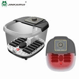 Hydromassage Foot Bath 45 Degrees 12 Massage Rollers Splash Protection Reflexology Aromatherapy Thermotherapy