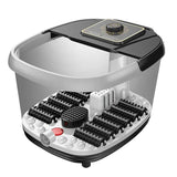Hydromassage Foot Bath 45 Degrees 12 Massage Rollers Splash Protection Reflexology Aromatherapy Thermotherapy
