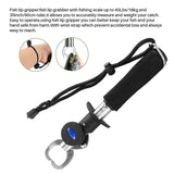 NEW ARRIVAL Fishing Gear Fish Lip Gripper with Scale and Measuring Tape Fishing Hook Remover Fishing Pliers with Lanyard Saltwat