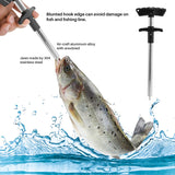 NEW ARRIVAL Fishing Gear Fish Lip Gripper with Scale and Measuring Tape Fishing Hook Remover Fishing Pliers with Lanyard Saltwat