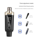 Wireless Microphone System UHF Wireless XLR Transmitter and Receiver for Dynamic Microphone, Audio Mixer, PA System
