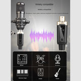 Wireless Microphone System UHF Wireless XLR Transmitter and Receiver for Dynamic Microphone, Audio Mixer, PA System