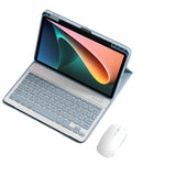 NEW ARRIVAL Case for Pad 5/5 Pro 11Inch Detachable Flat Tablet Case with Keyboard Cover Blue