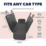 NEW ARRIVAL Car Dog Seat Cover Dog Car Hammock Back Seat Car Seat Protector Machine Washable Pet Car Travel B