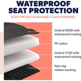 NEW ARRIVAL Car Dog Seat Cover Dog Car Hammock Back Seat Car Seat Protector Machine Washable Pet Car Travel B