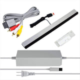 NEW ARRIVAL  Wired Motion Sensor Bar + AC Power Supply Adapter Cord + Composite Audio Video Cable for US Plug