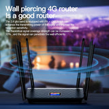 NEW ARRIVAL 4G Wireless Router 300Mbps CAT4 32 Users RJ45 WAN LAN Wireless Modem LTE Network Hotspot SIM Card Slot Black EU Plug