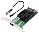 ! 82599-1SFP+M.2 10G for 82599 EN Chip Single Port Ethernet Network Adapter X520-DA1,Excluding 10G Fiber Optic