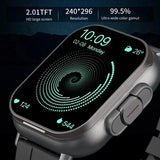 ! 2 in 1 Wireless Bluetooth Smart Watch Noise Cancelling Wristwatch with Earbud Heart Rate NFC Health Monitoring-A