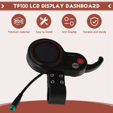 ! TF100 LCD Display Dashboard 5PIN+36V/48V 350W Controller Kit for Electric Scooter Electric Bicycle