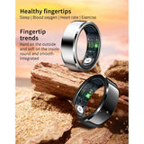 NEW ARRIVAL R6 Smart Ring Health Monitoring Ring IP68 & 5ATM Waterproof Multi-Sport Modes Universal Smart Ring Couple Rings No.1