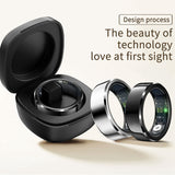 NEW ARRIVAL R6 Smart Ring Health Monitoring Ring IP68 & 5ATM Waterproof Multi-Sport Modes Universal Smart Ring Couple Rings No.1