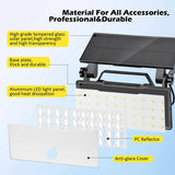 Solar Light Outdoor Portable Solar Camping Light Work Light Solar Wall Light IP65 Waterproof 1000 Lumen for Porch Garden