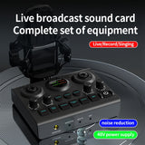 NEW ARRIVAL Microphone Sound Card Live Sound Card Singing Performance Sound Card for Microphones and Musical Instruments
