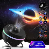 Ultra HD Universe Galaxy LED Projection Light 13 Pieces Dynamic Galaxy Meteor Bedroom Atmosphere Light Gift Light