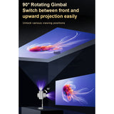 ! Mini Projector X5 Portable 4K Video Supported Home Theater Video Beamer US Plug