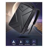 NEW ARRIVAL Hard Shell Laptop Backpack Waterproof Anti Theft Computer Backpack Gaming Business Backpack for Men Women,B
