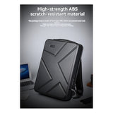 NEW ARRIVAL Hard Shell Laptop Backpack Waterproof Anti Theft Computer Backpack Gaming Business Backpack for Men Women,B