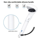 NEW ARRIVAL VR Controller Adapter for 2 Handle Grips Extensions Long Arms for Quest 2 VR Golf Accessories White