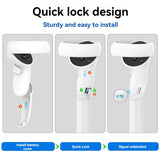 NEW ARRIVAL VR Controller Adapter for 2 Handle Grips Extensions Long Arms for Quest 2 VR Golf Accessories White