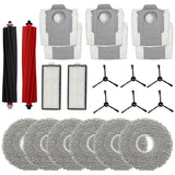 A43I! For Qrevo Master Robot Vacuum Cleaner Main Side Brush Hepa Filter Mop Cloth Dust Bags Replacement Parts