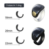 NEW ARRIVAL Smart Rings Tasbih Counter Rings Bluetooth Electronic Finger Counter APP Support Waterproof 4 Digit Finger Counter B