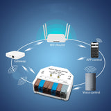 NEW ARRIVAL ZigBee3.0 Wireless on OFF Relay Switch AC DC Power APP Voice Control Push Switch Tuya Hub Required
