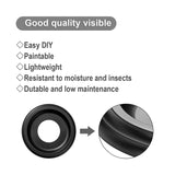 NEW ARRIVAL 2 Packs Molded PU Ceiling Medallions 10 Inch OD X 4 Inch ID (Fits Canopies Up To7-1/4 Inch) Black