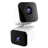 NEW ARRIVAL 4MP Tuya WiFi Camera Dual Lens Dual Screen Human Tracking Ai Human Detection Video Surveillance Camera US PLUG