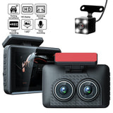 NEW ARRIVAL 4Inch IPS HD 1080P Car Dvr Recorder Dash Cam IR Night Vision Wide Angle Parking Monitor Camera Front Inside Rear Cam
